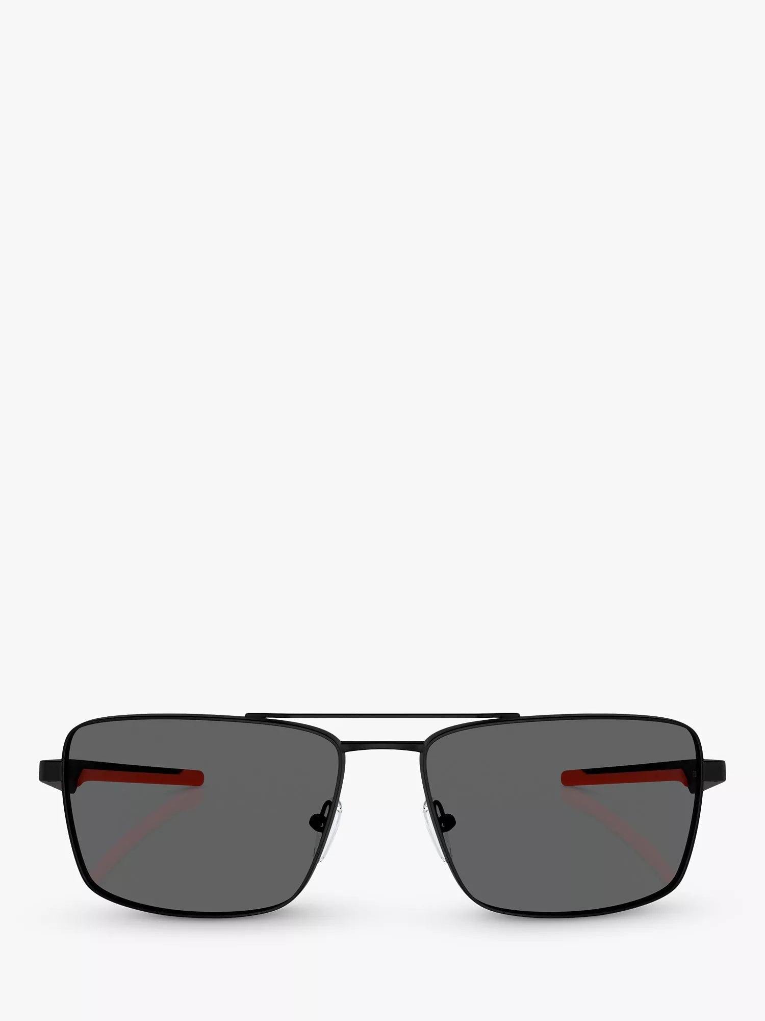 Scuderia Ferrari square sunglasses matte black/black, UK version