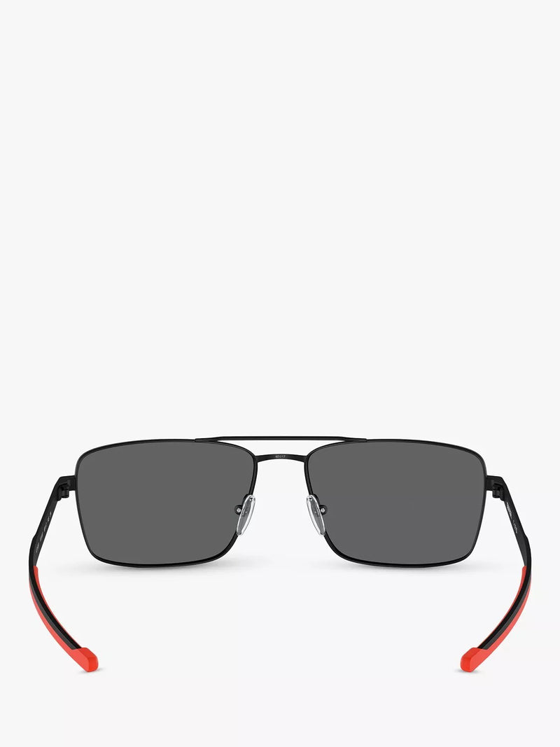 Scuderia Ferrari square sunglasses matte black/black, UK version