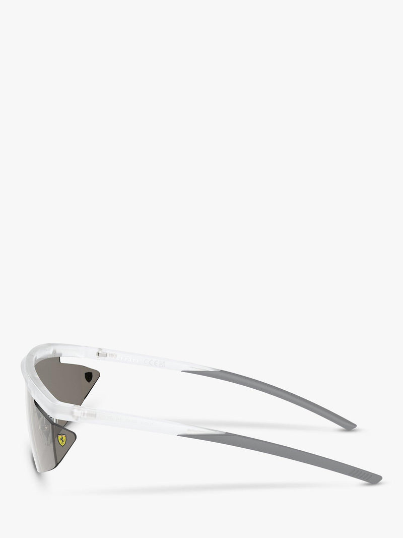 Scuderia Ferrari Herren Wrap-Sonnenbrille grauer Rahmen, importiert aus dem Vereinigten Königreich