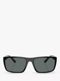 Scuderia Ferrari polarised rectangular sunglasses 59mm lens, UK version