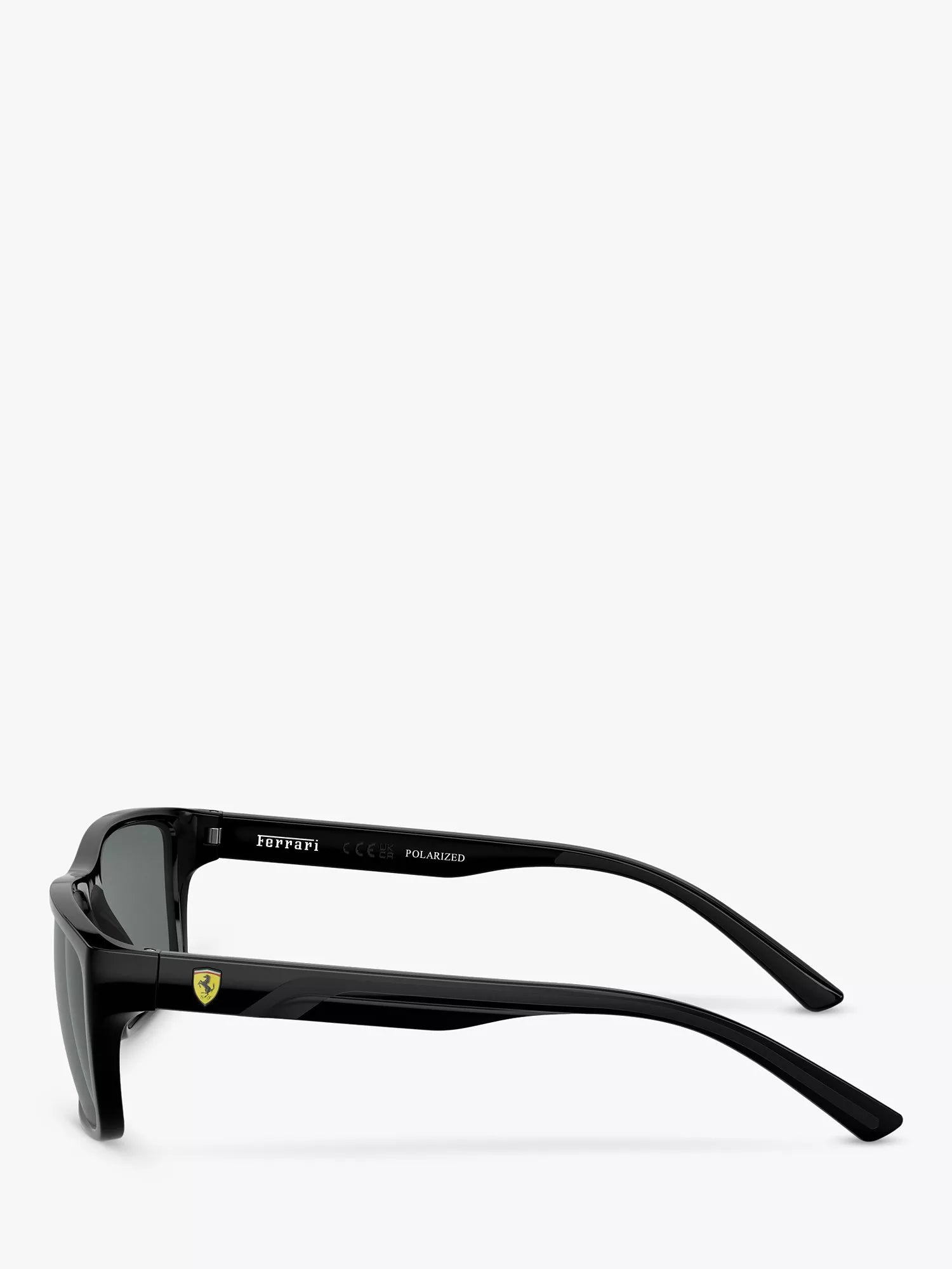 Scuderia Ferrari polarised rectangular sunglasses 59mm lens, UK version