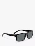 Scuderia Ferrari polarised rectangular sunglasses 59mm lens, UK version