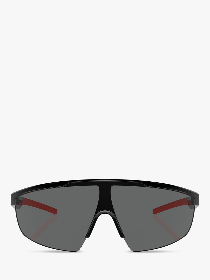 Scuderia Ferrari men's wrap sunglasses black, imported from the UK