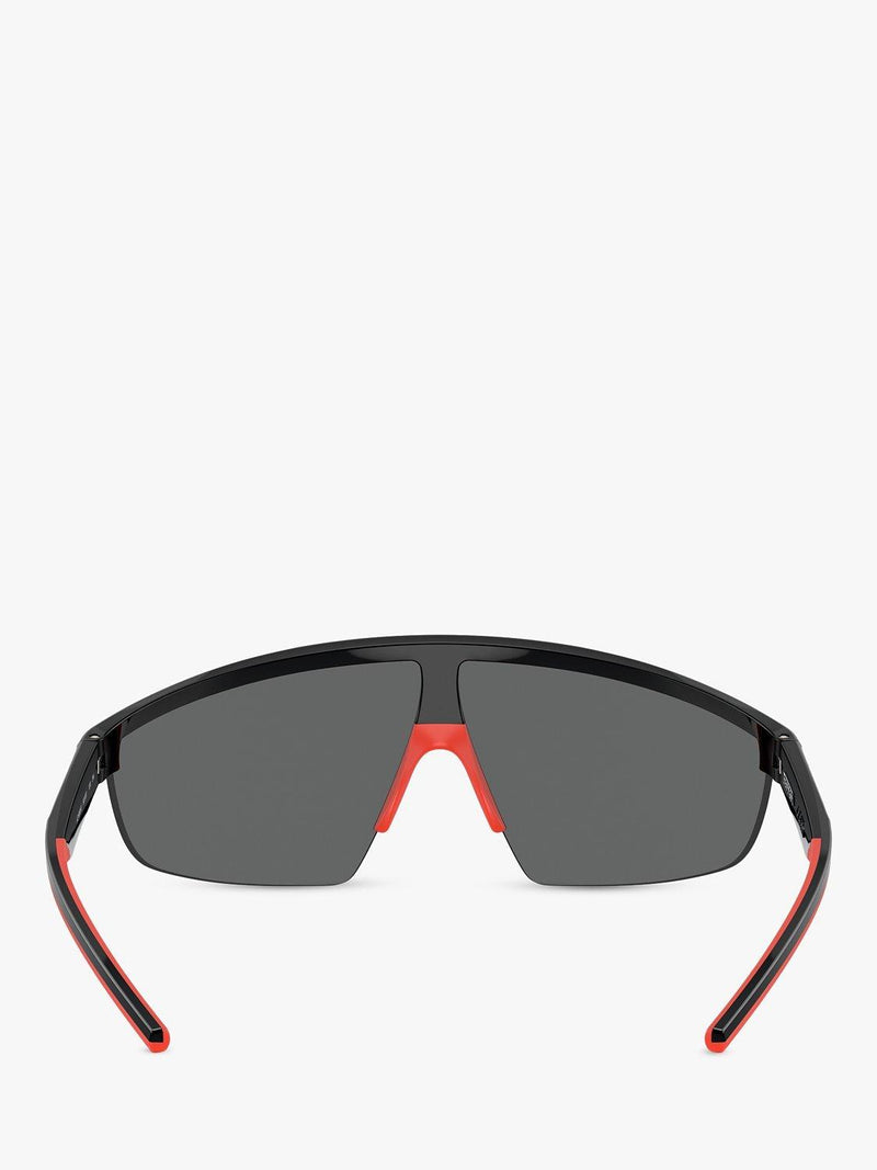 Scuderia Ferrari men's wrap sunglasses black, imported from the UK