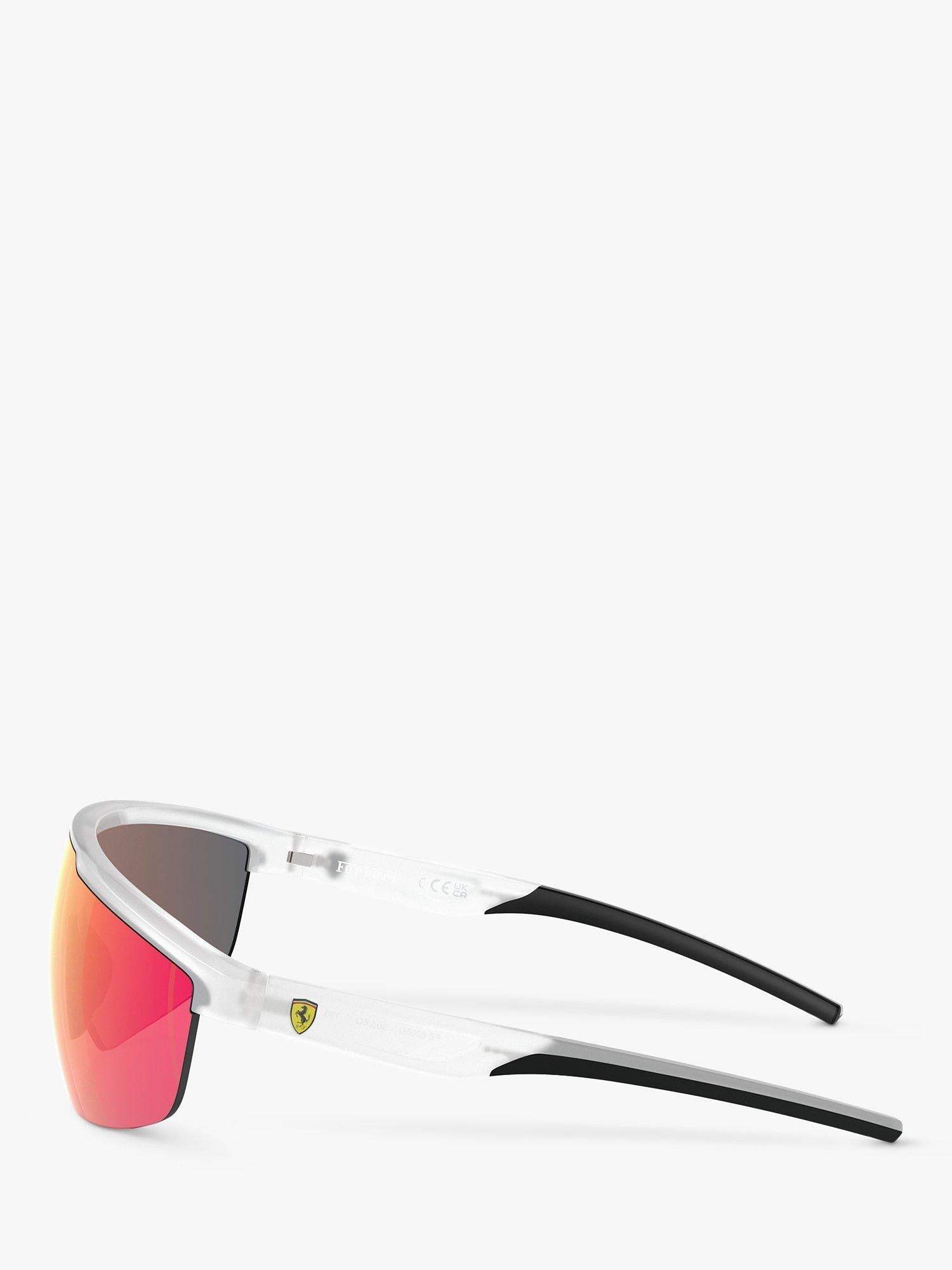 Scuderia Ferrari wrap sunglasses opal grey - British product