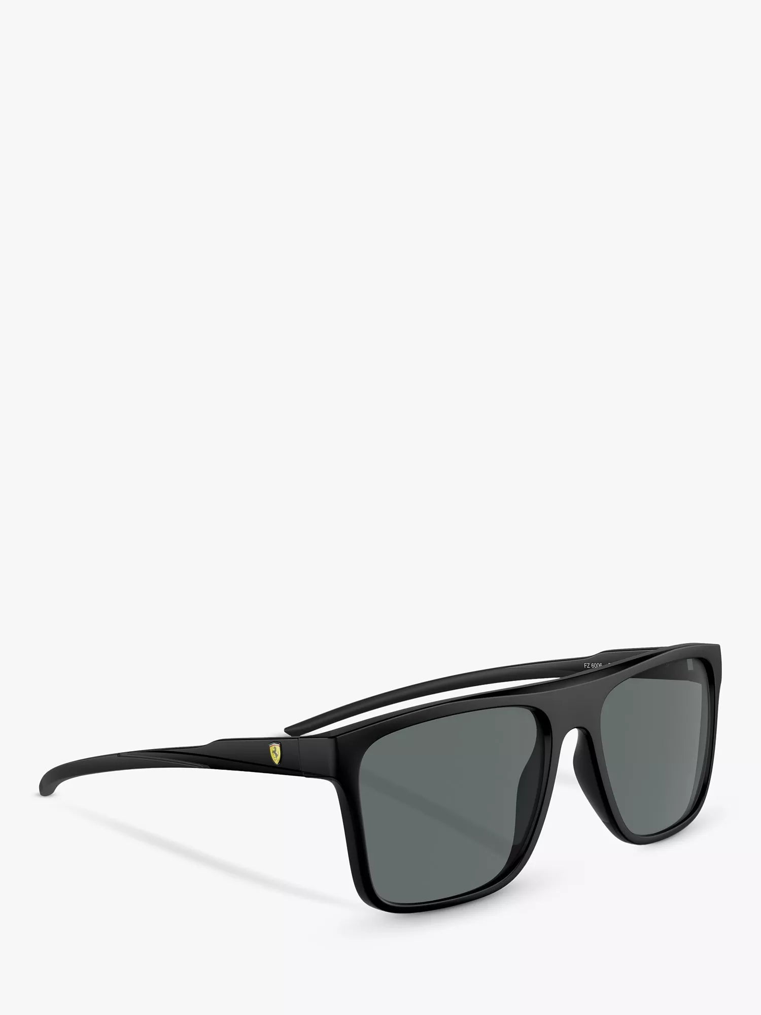 Scuderia Ferrari men's polarized rectangular sunglasses matte black - British product