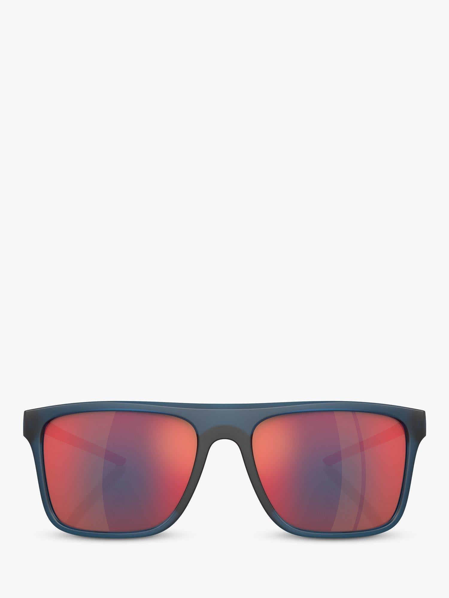 Scuderia Ferrari men's square sunglasses opal blue/red, imported from the UK