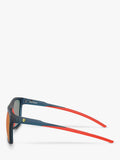 Scuderia Ferrari men's square sunglasses opal blue/red, imported from the UK