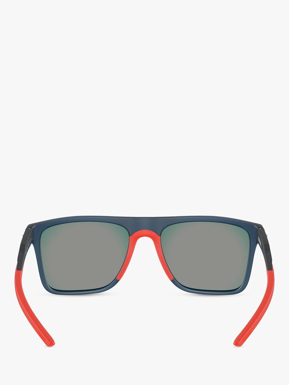 Scuderia Ferrari men's square sunglasses opal blue/red, imported from the UK