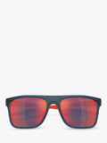 Scuderia Ferrari men's square sunglasses opal blue/red, imported from the UK