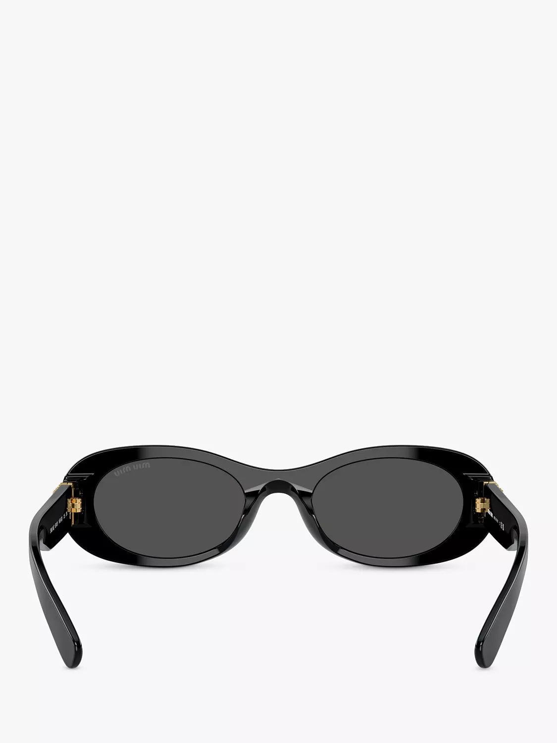 Miu Miu women's oval sunglasses black, imported from the UK