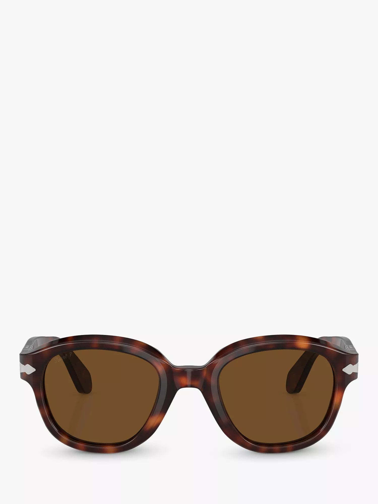 Persol polarized oval sunglasses Havana brown 50mm (British brand)