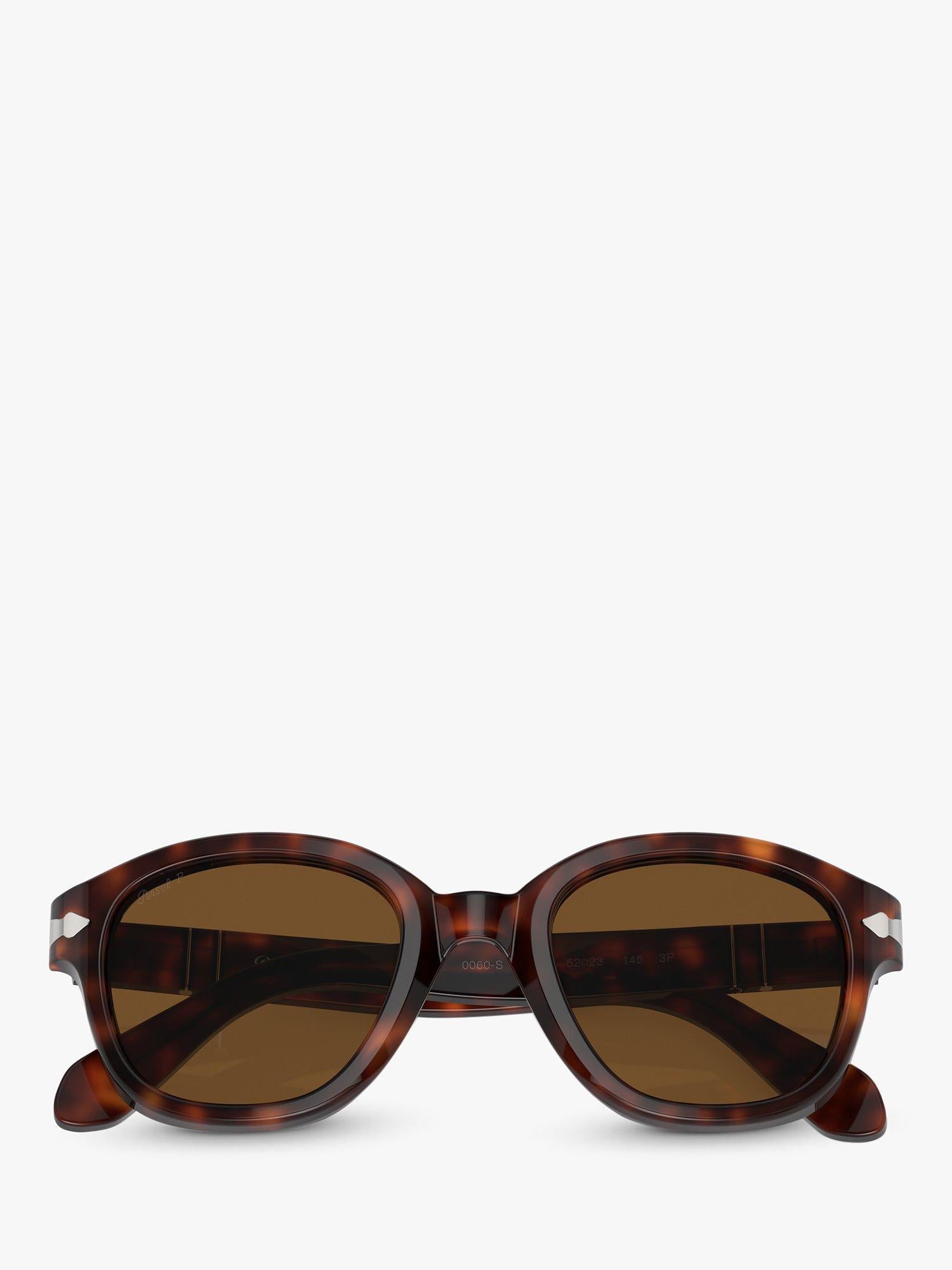 Persol polarized oval sunglasses Havana brown 50mm (British brand)