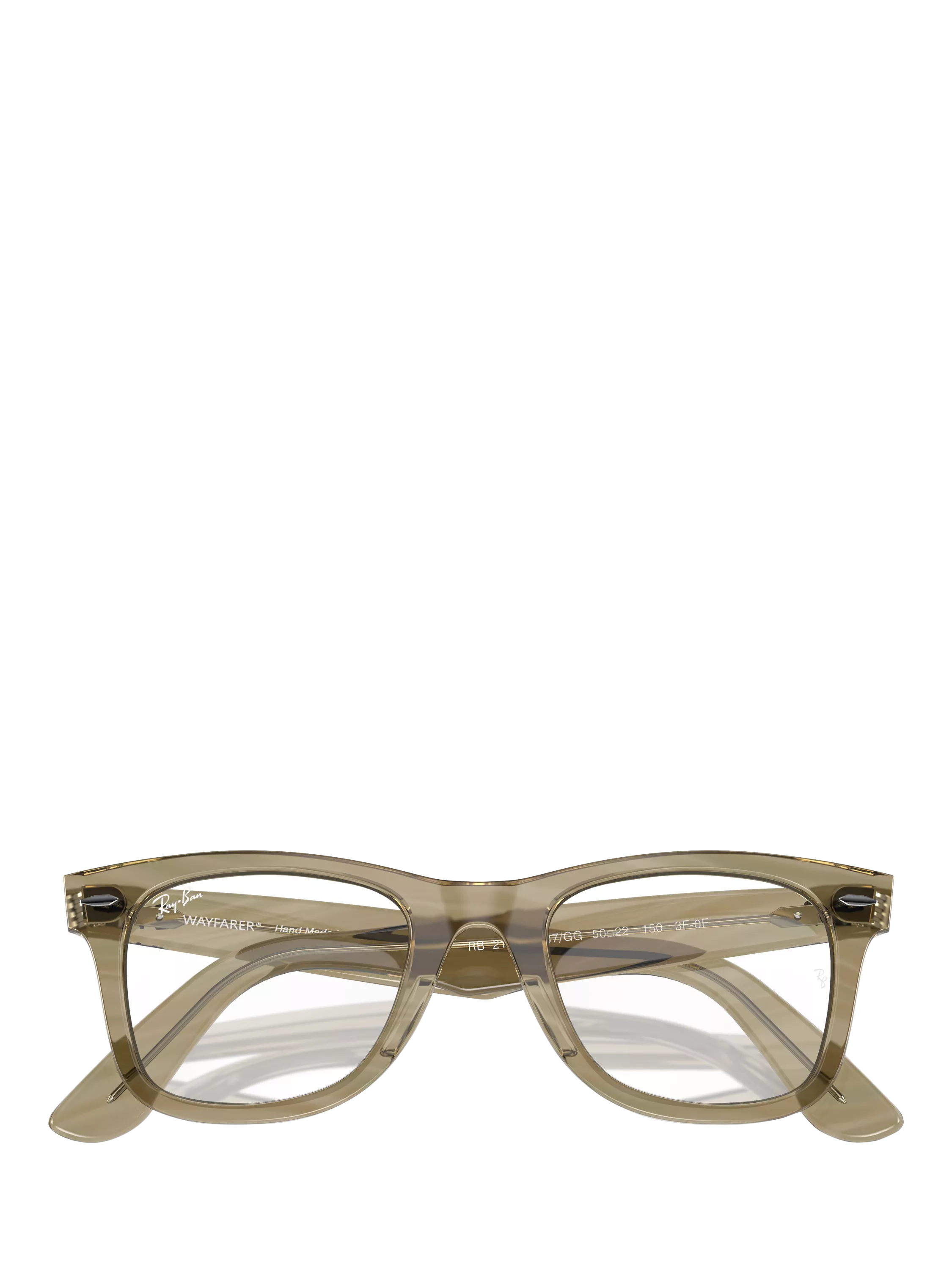 Ray-Ban D-Frame sunglasses grey acetate 50mm, UK version