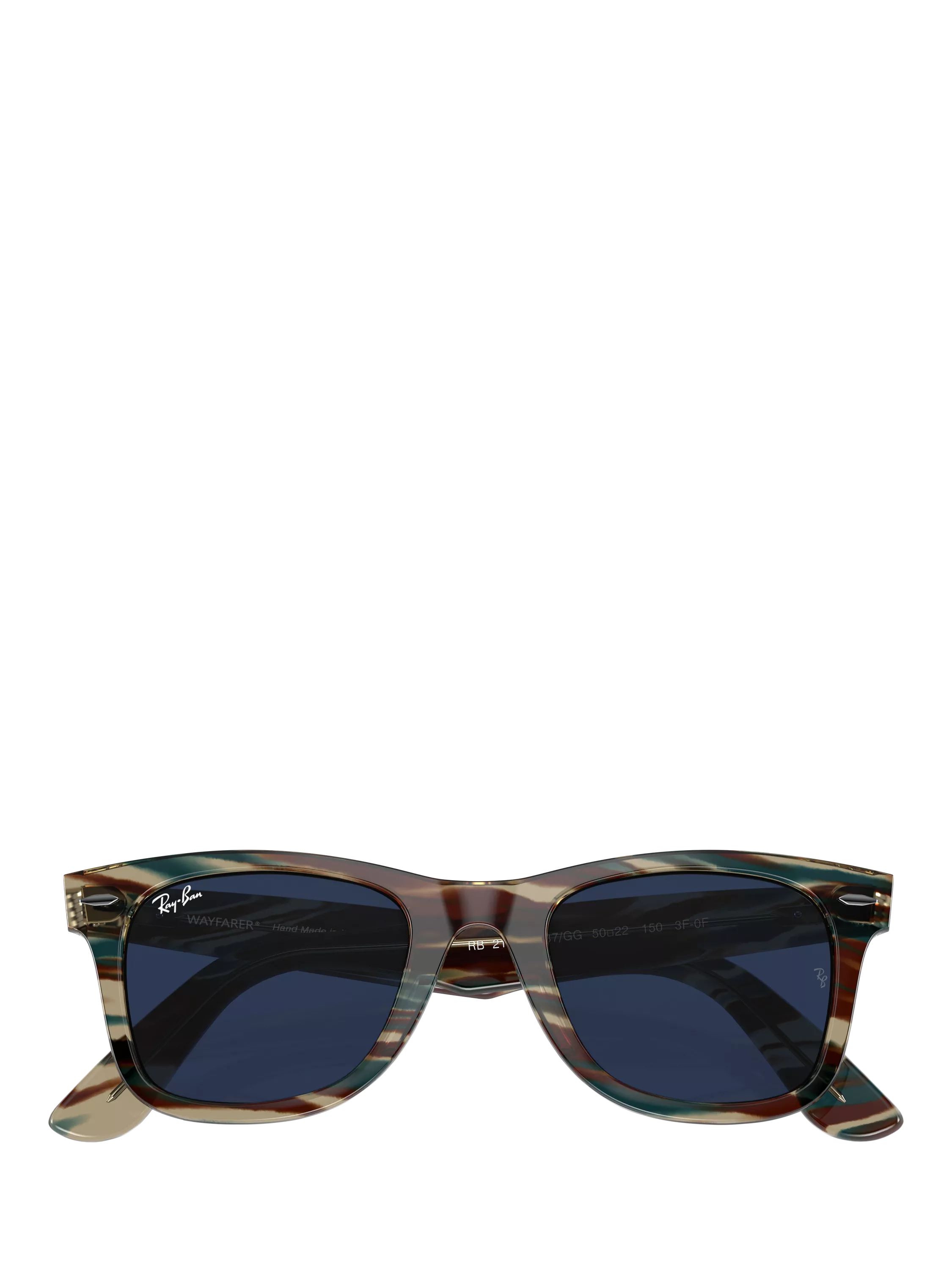 Ray-Ban D-Frame sunglasses grey acetate 50mm, UK version