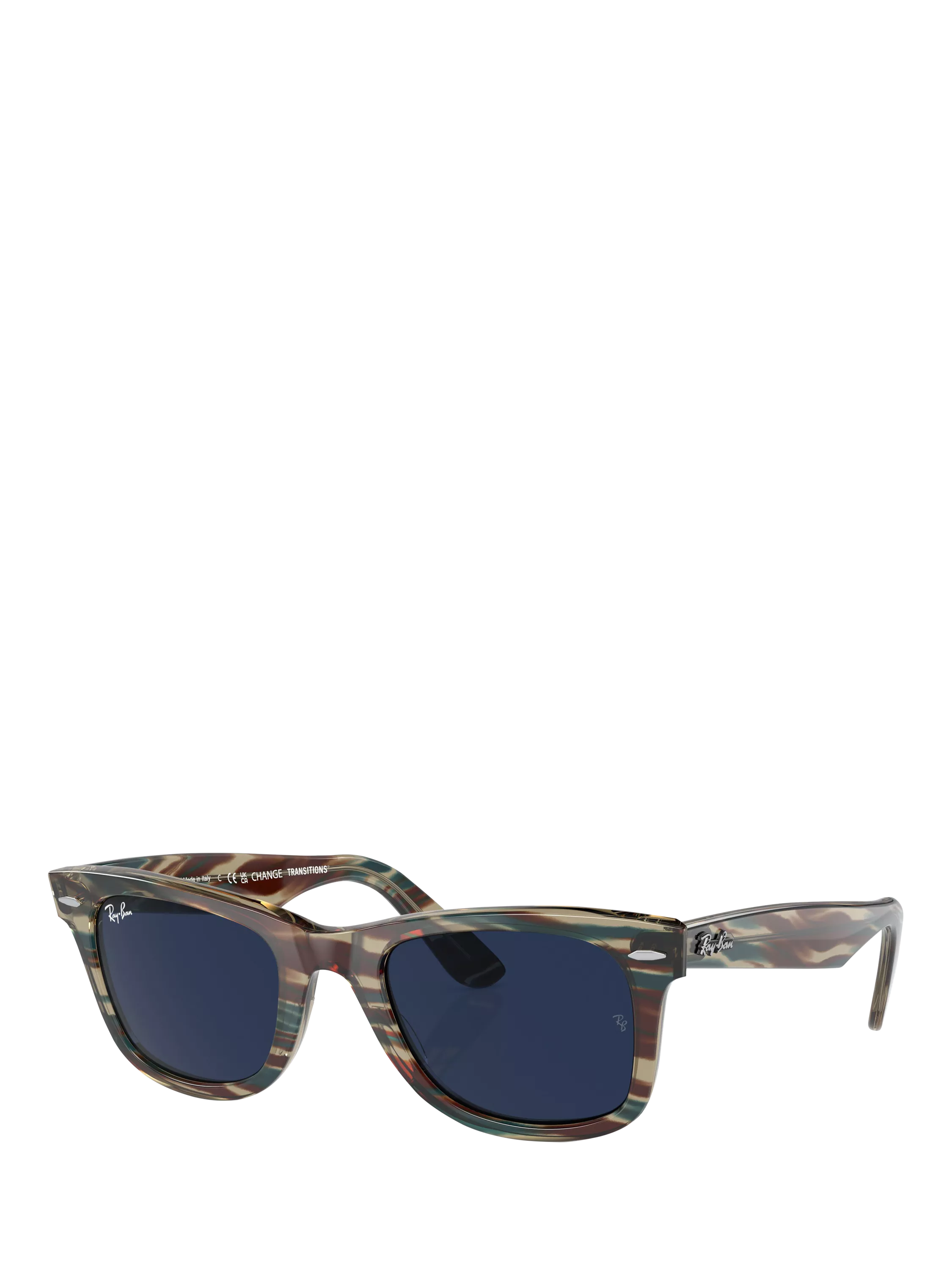 Ray-Ban D-Frame sunglasses grey acetate 50mm, UK version