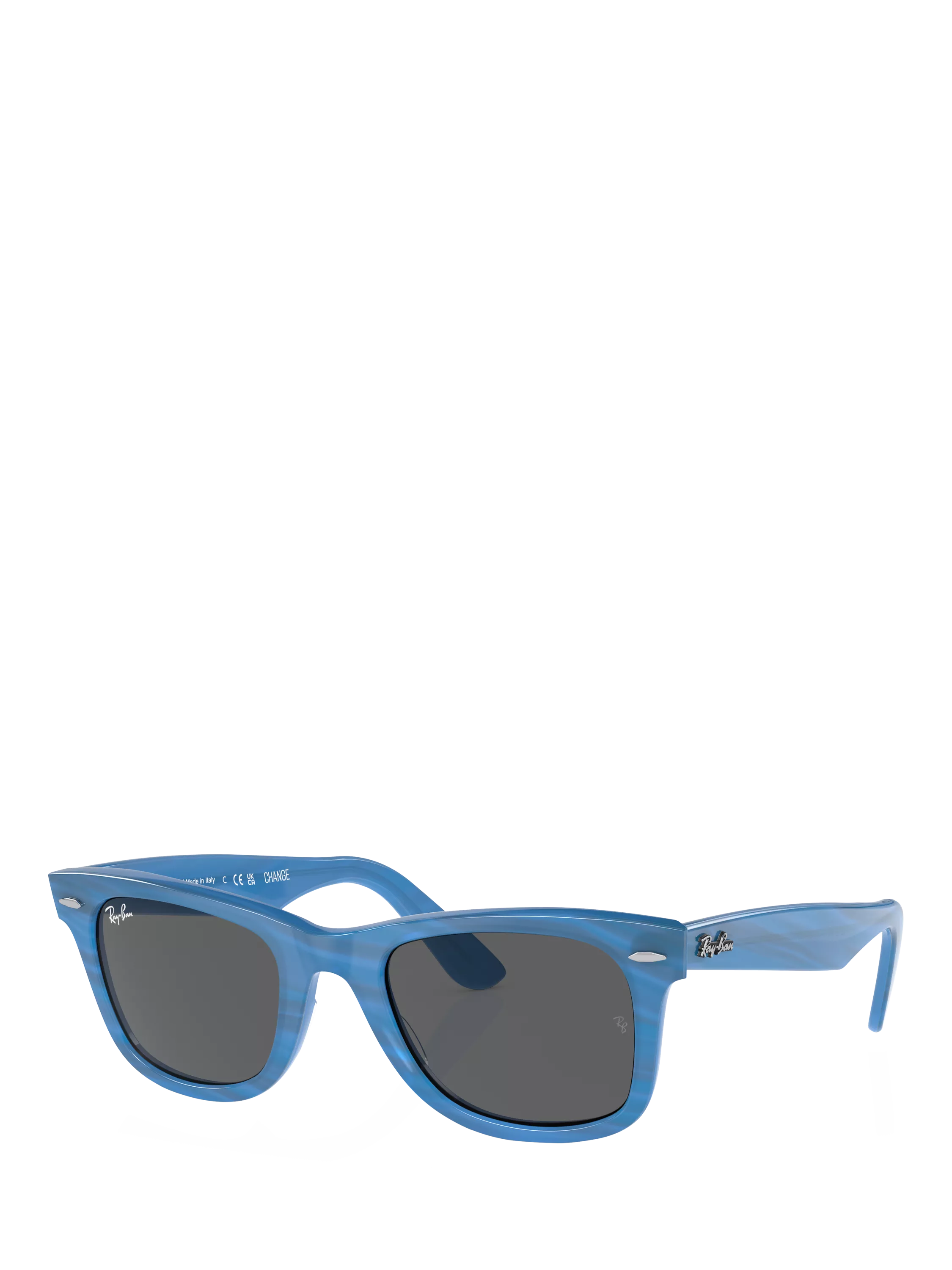 Ray-Ban RB2140 rectangular sunglasses blue, imported from the UK