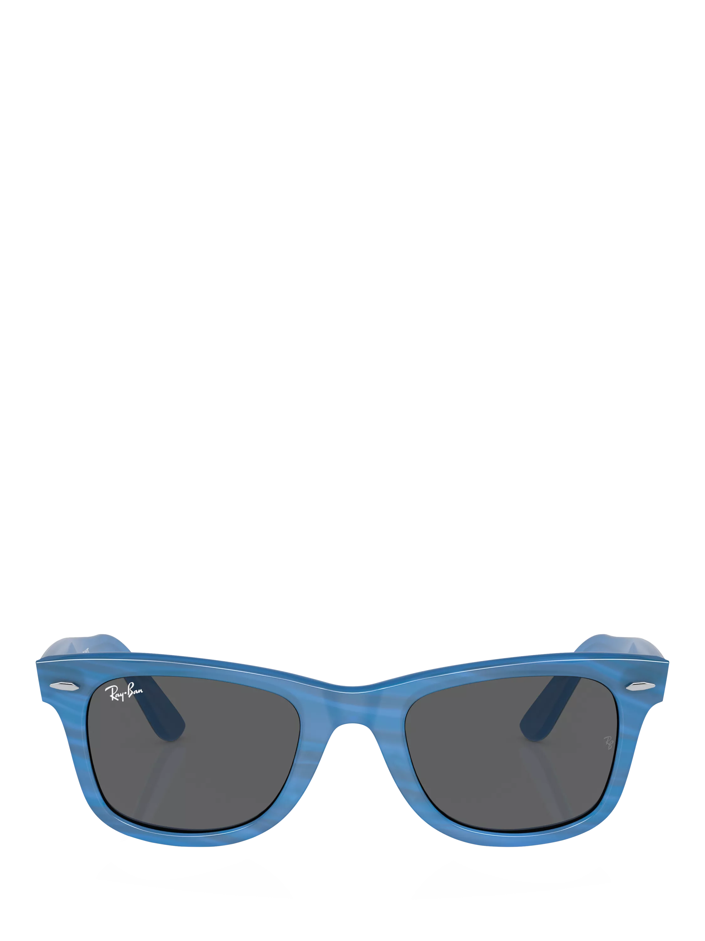 Ray-Ban RB2140 rectangular sunglasses blue, imported from the UK