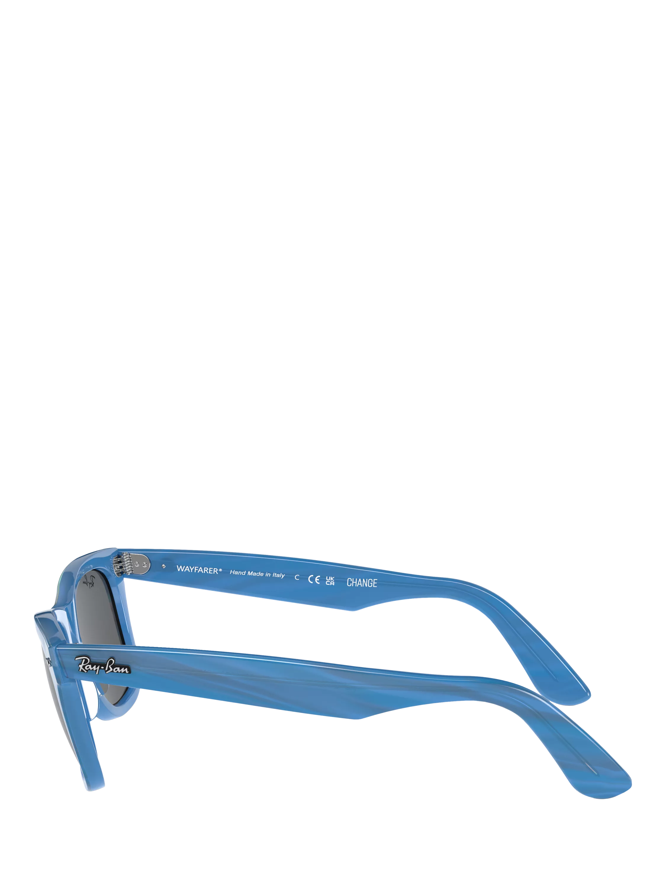 Ray-Ban RB2140 rectangular sunglasses blue, imported from the UK