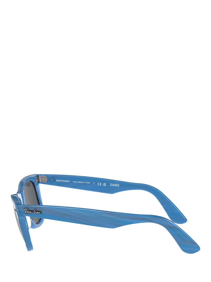 Ray-Ban RB2140 rectangular sunglasses blue, imported from the UK