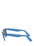 Ray-Ban RB2140 rectangular sunglasses blue, imported from the UK