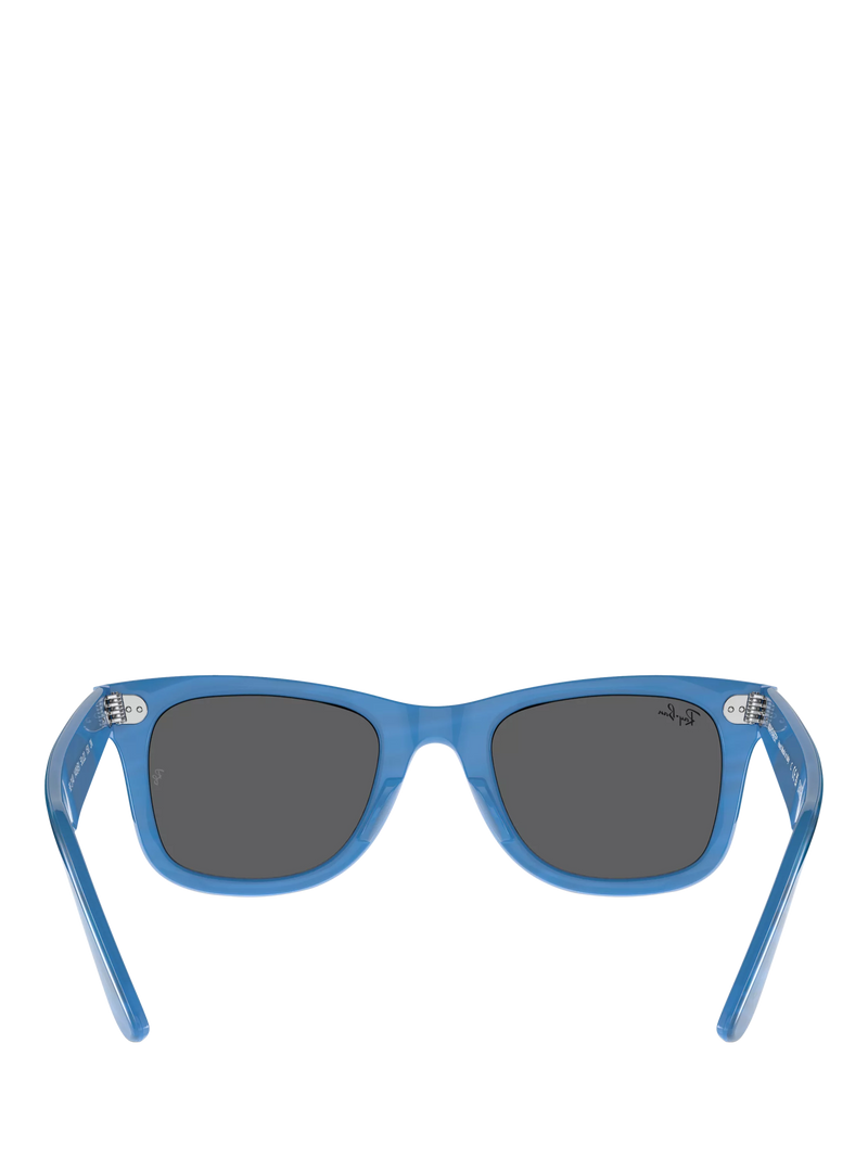 Ray-Ban RB2140 rectangular sunglasses blue, imported from the UK