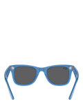Ray-Ban RB2140 rectangular sunglasses blue, imported from the UK
