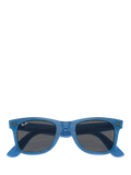 Ray-Ban RB2140 rectangular sunglasses blue, imported from the UK