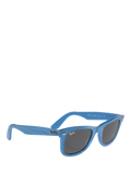 Ray-Ban RB2140 rectangular sunglasses blue, imported from the UK