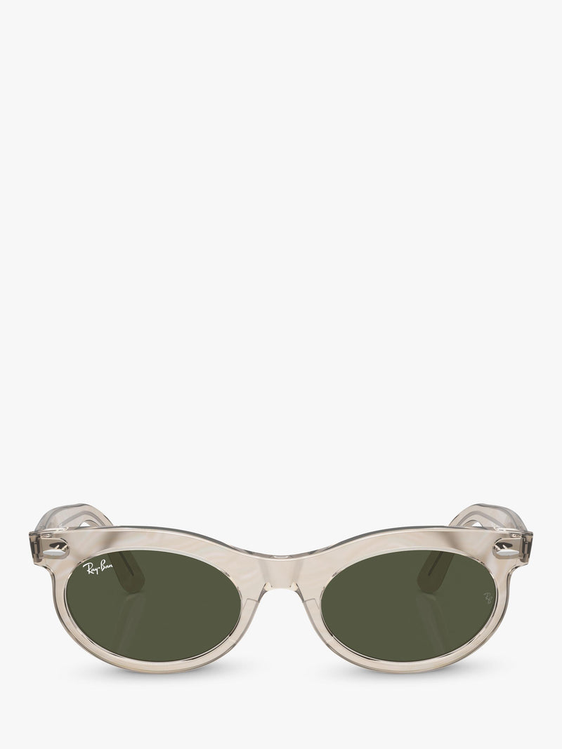 Ray-Ban RB2242 oval sunglasses grey frame, UK version