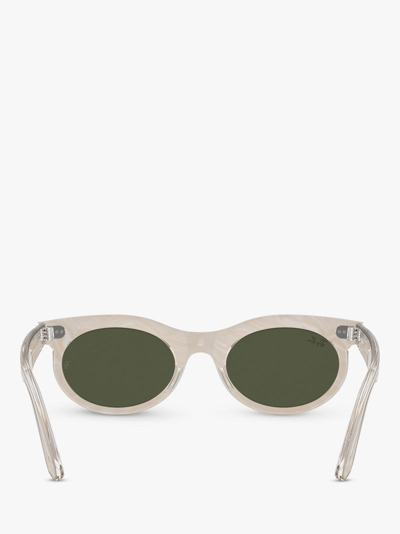 Ray-Ban RB2242 oval sunglasses grey frame, UK version