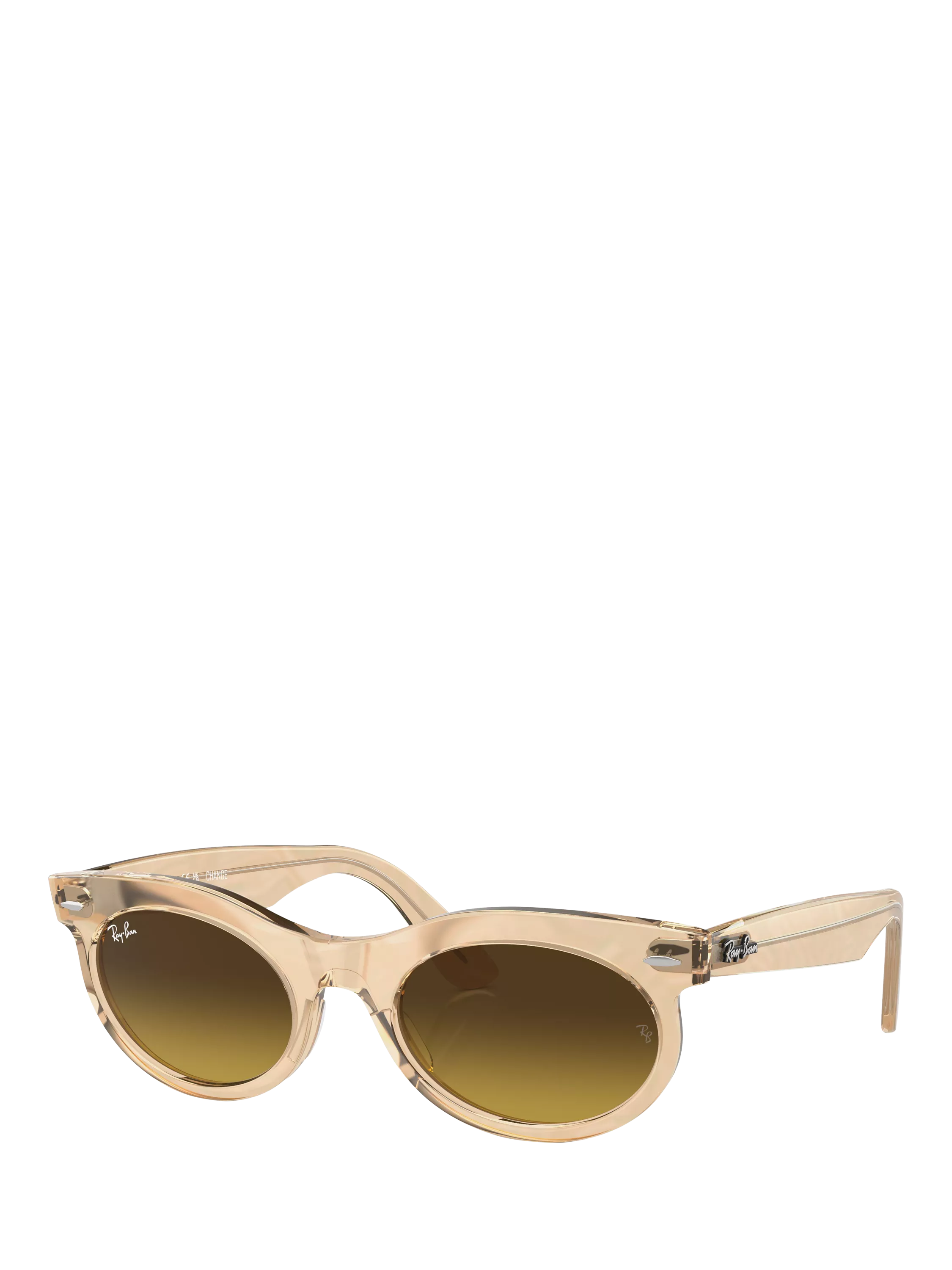 Ray-Ban RB2242 oval sunglasses with gradient tinted lenses - British product