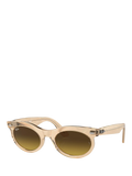 Ray-Ban RB2242 oval sunglasses with gradient tinted lenses - British product