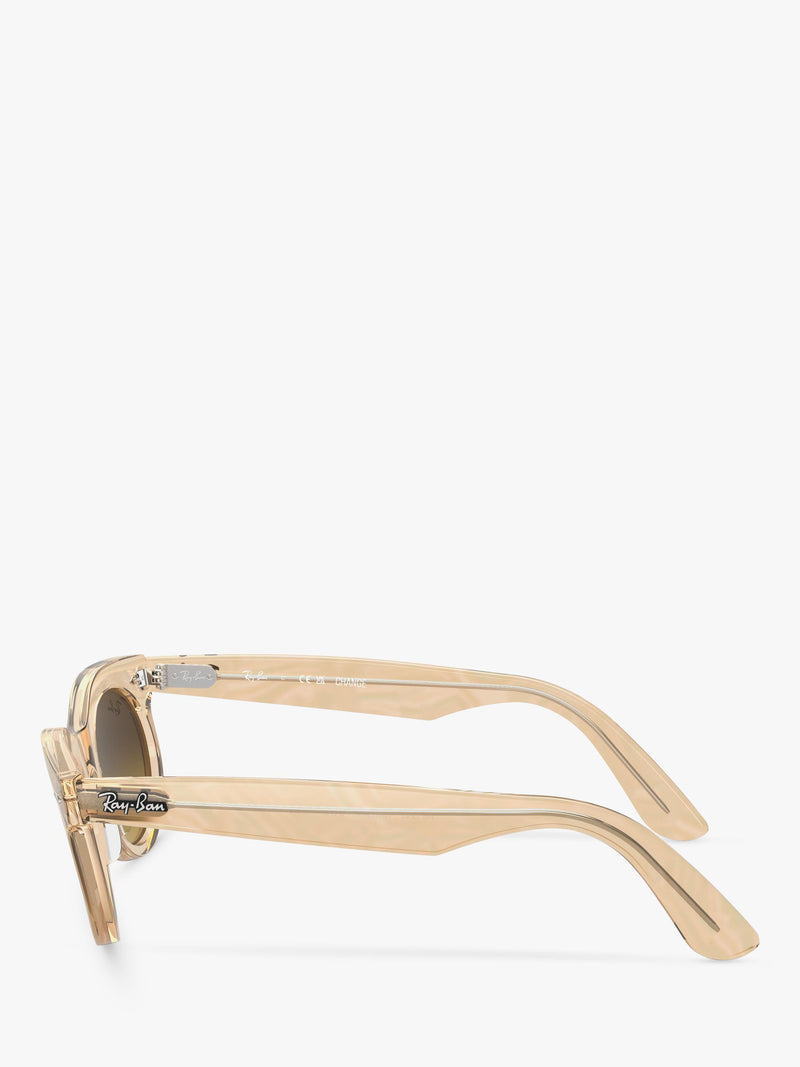Ray-Ban RB2242 oval sunglasses with gradient tinted lenses - British product