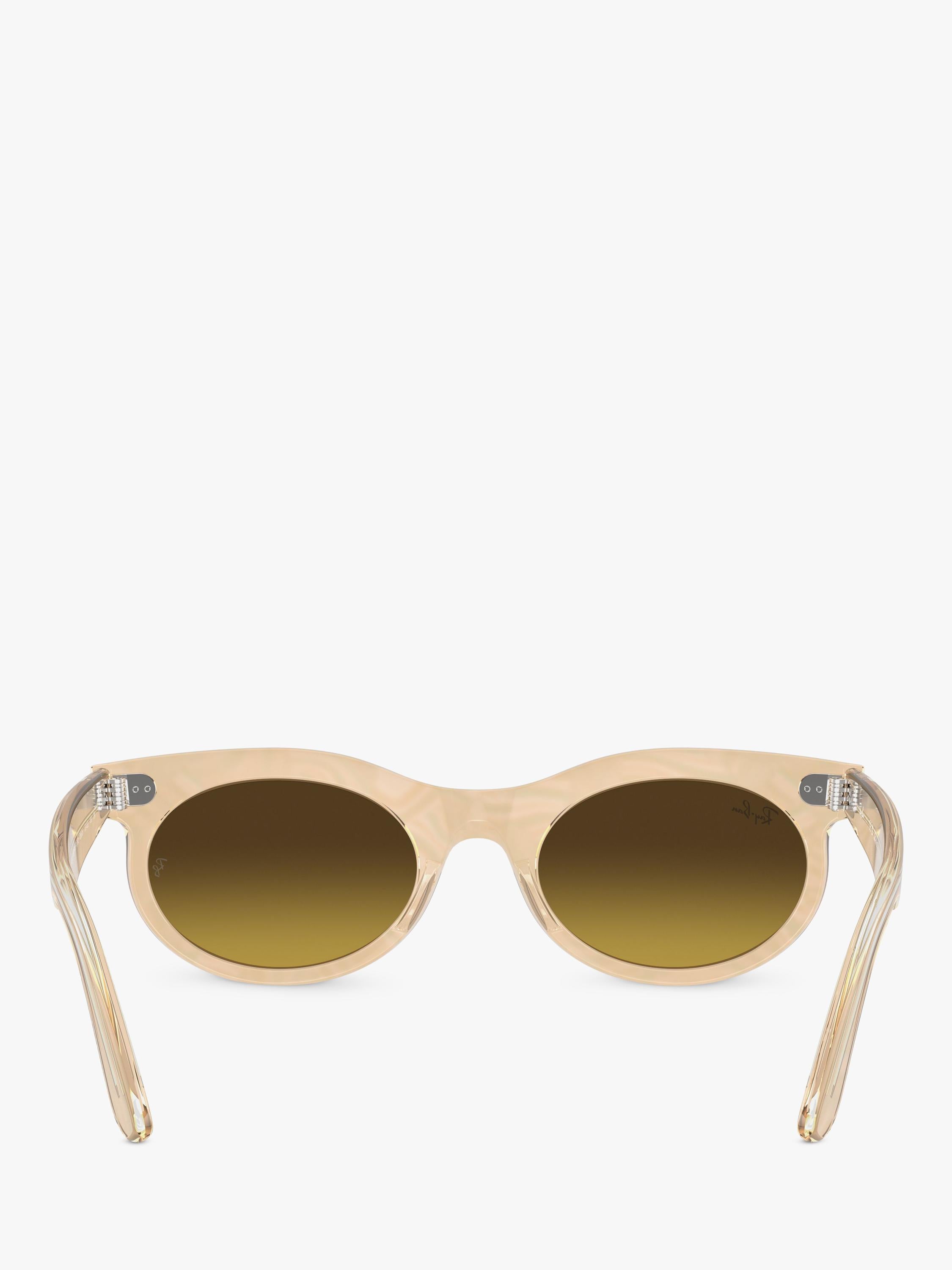 Ray-Ban RB2242 oval sunglasses with gradient tinted lenses - British product