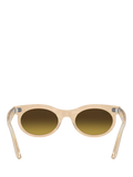 Ray-Ban RB2242 oval sunglasses with gradient tinted lenses - British product