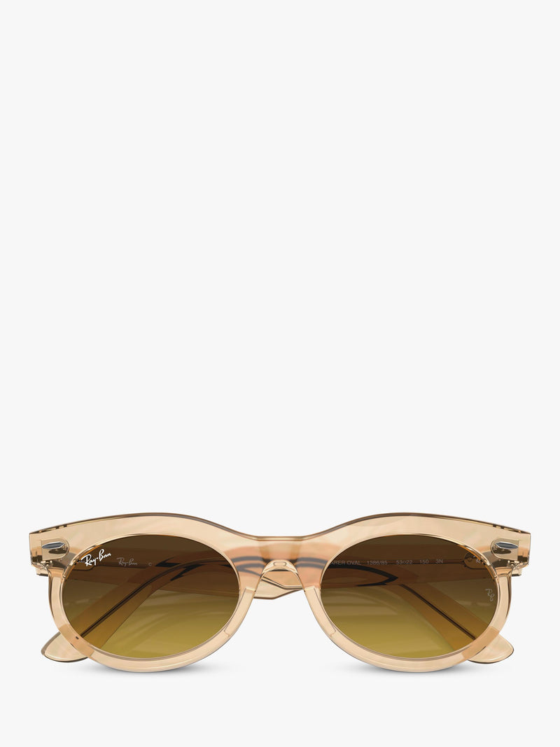 Ray-Ban RB2242 oval sunglasses with gradient tinted lenses - British product