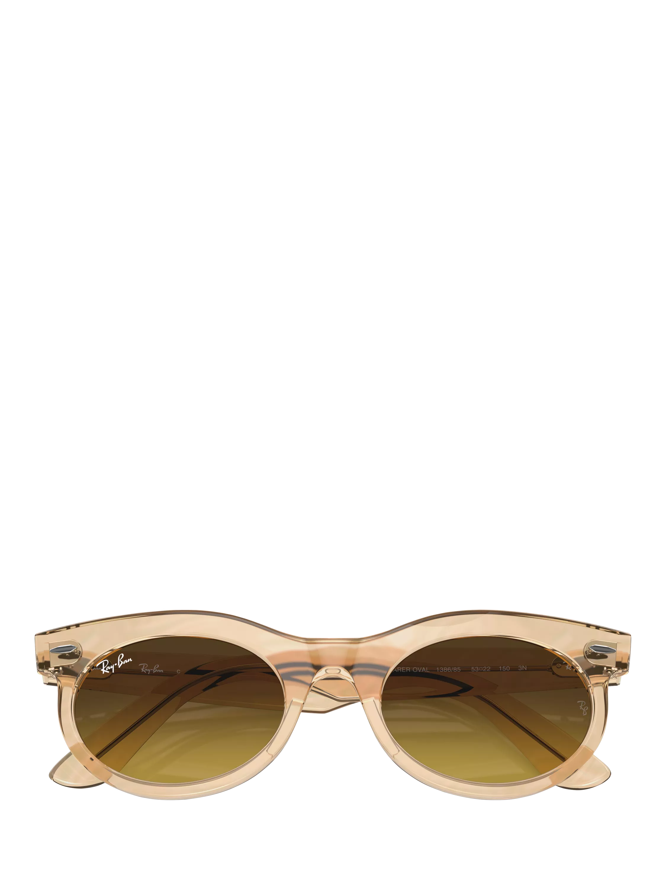 Ray-Ban RB2242 oval sunglasses with gradient tinted lenses - British product