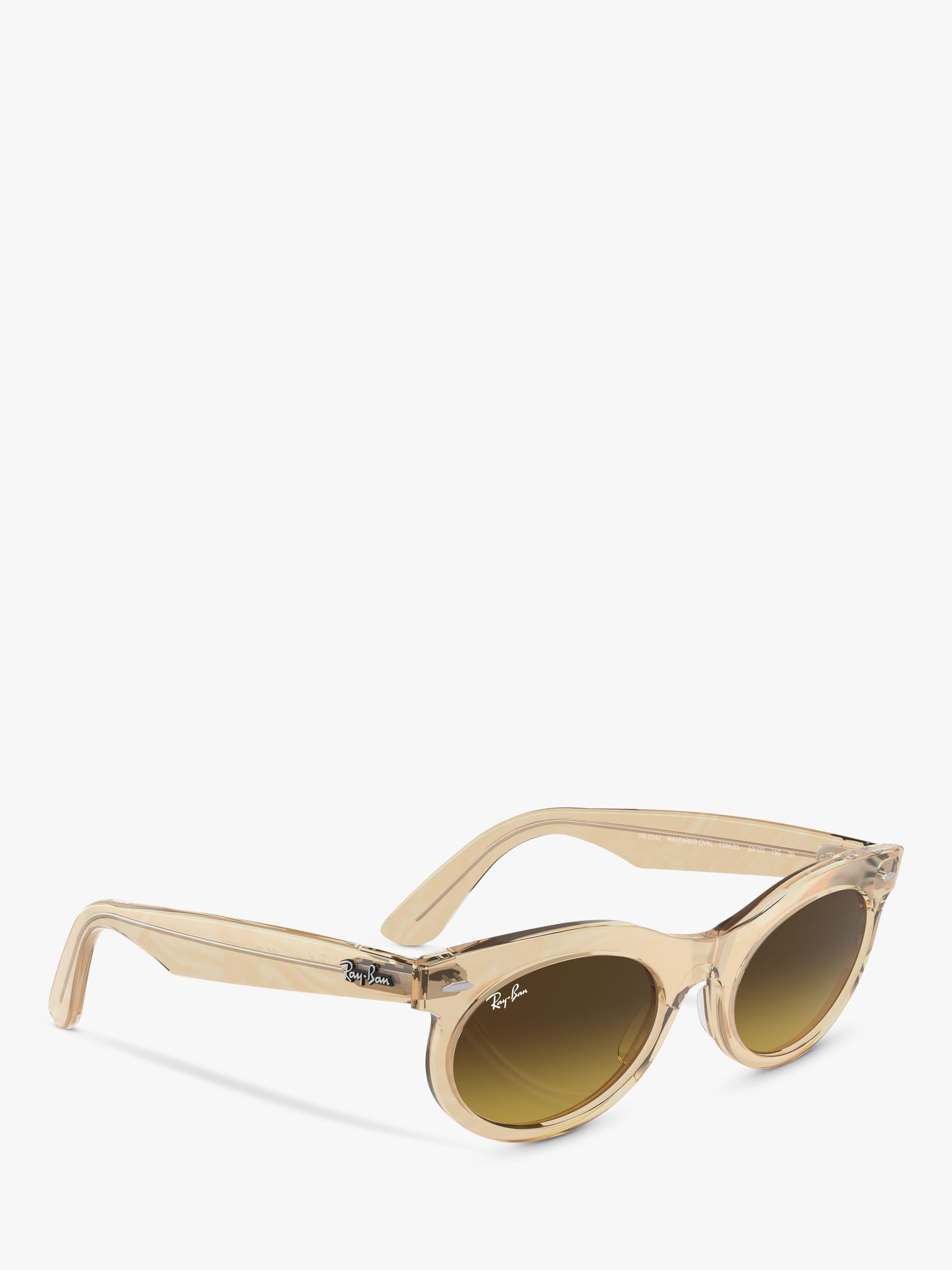 Ray-Ban RB2242 oval sunglasses with gradient tinted lenses - British product