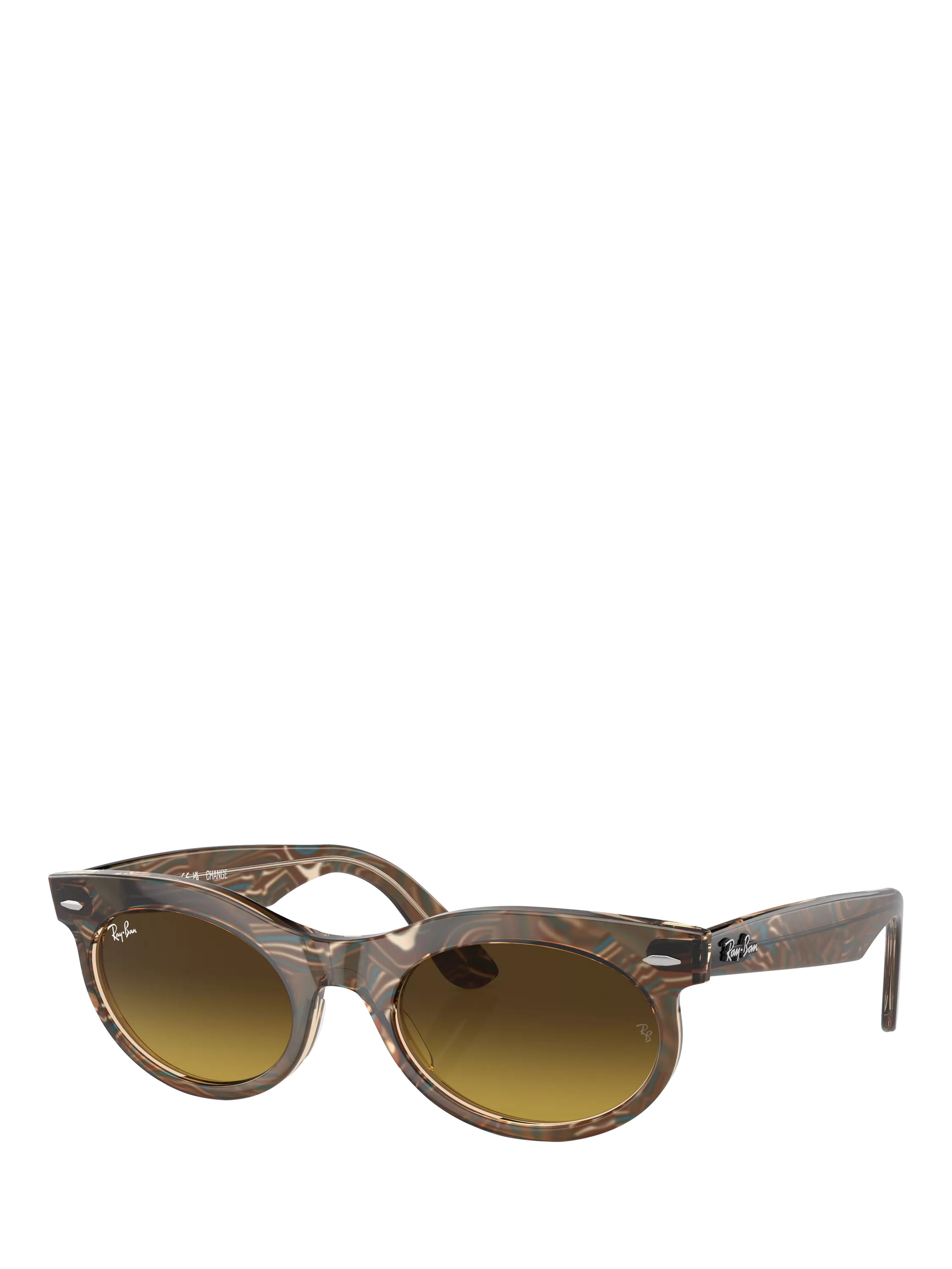 Ray-Ban RB2242 oval sunglasses with gradient tinted lenses - British product