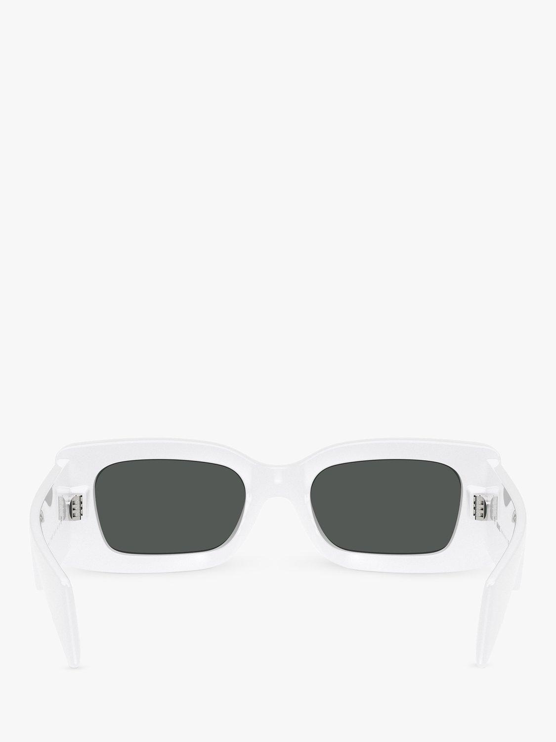 Versace white rectangular sunglasses (British brand)