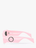 Versace women's rectangular sunglasses pink, UK version