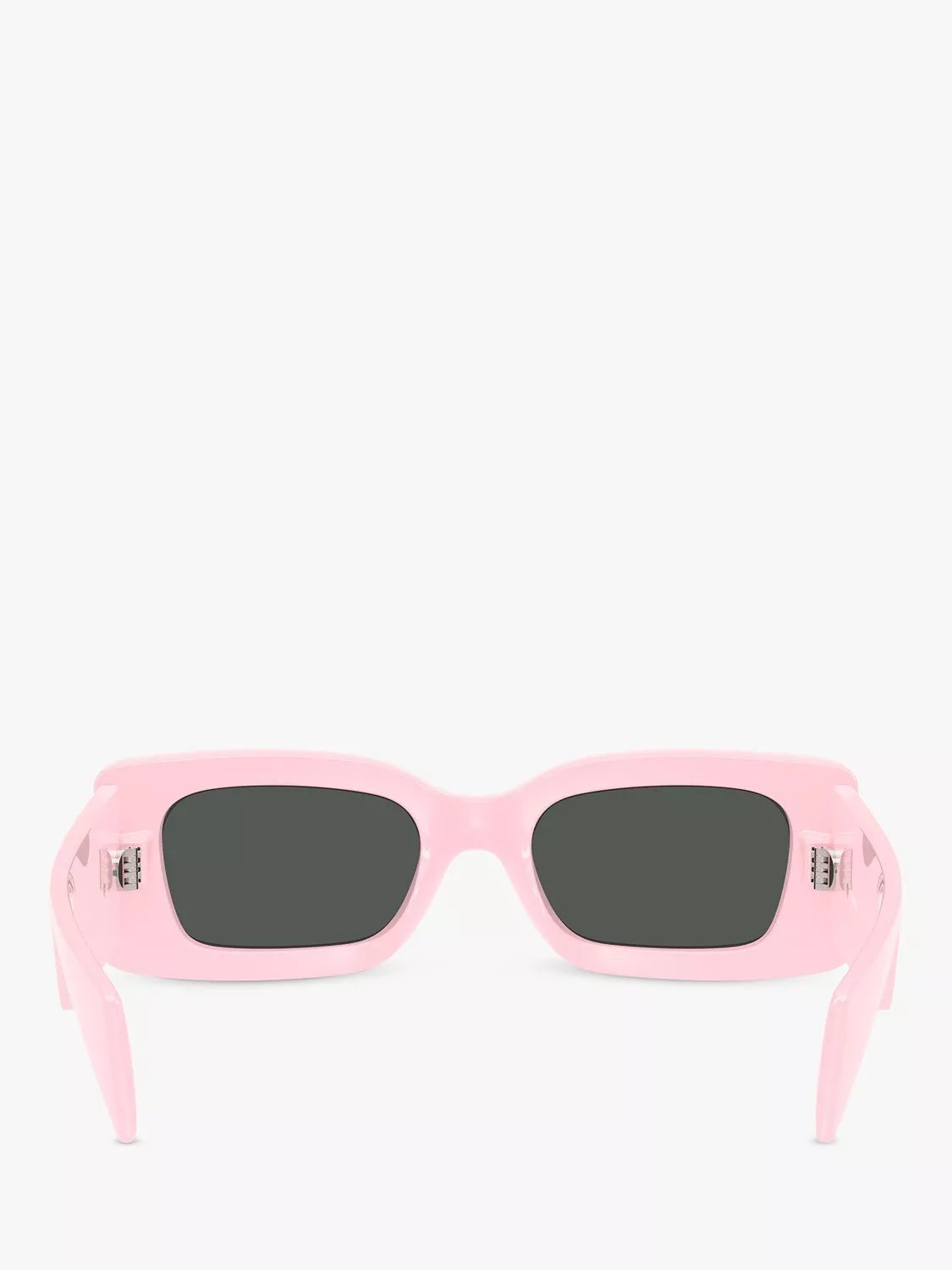 Versace women's rectangular sunglasses pink, UK version