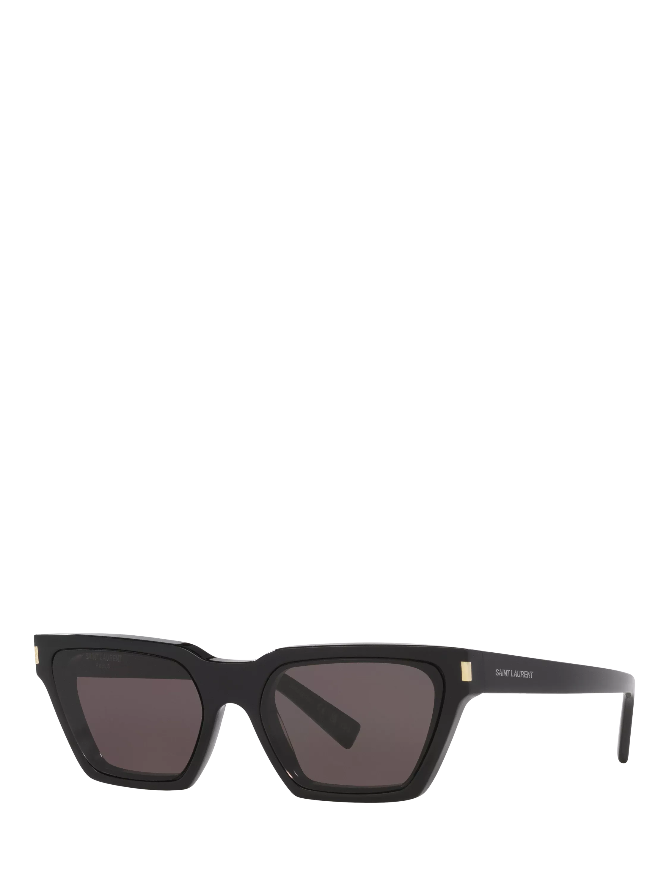 Yves Saint Laurent rectangular sunglasses black 57mm lens (British brand)