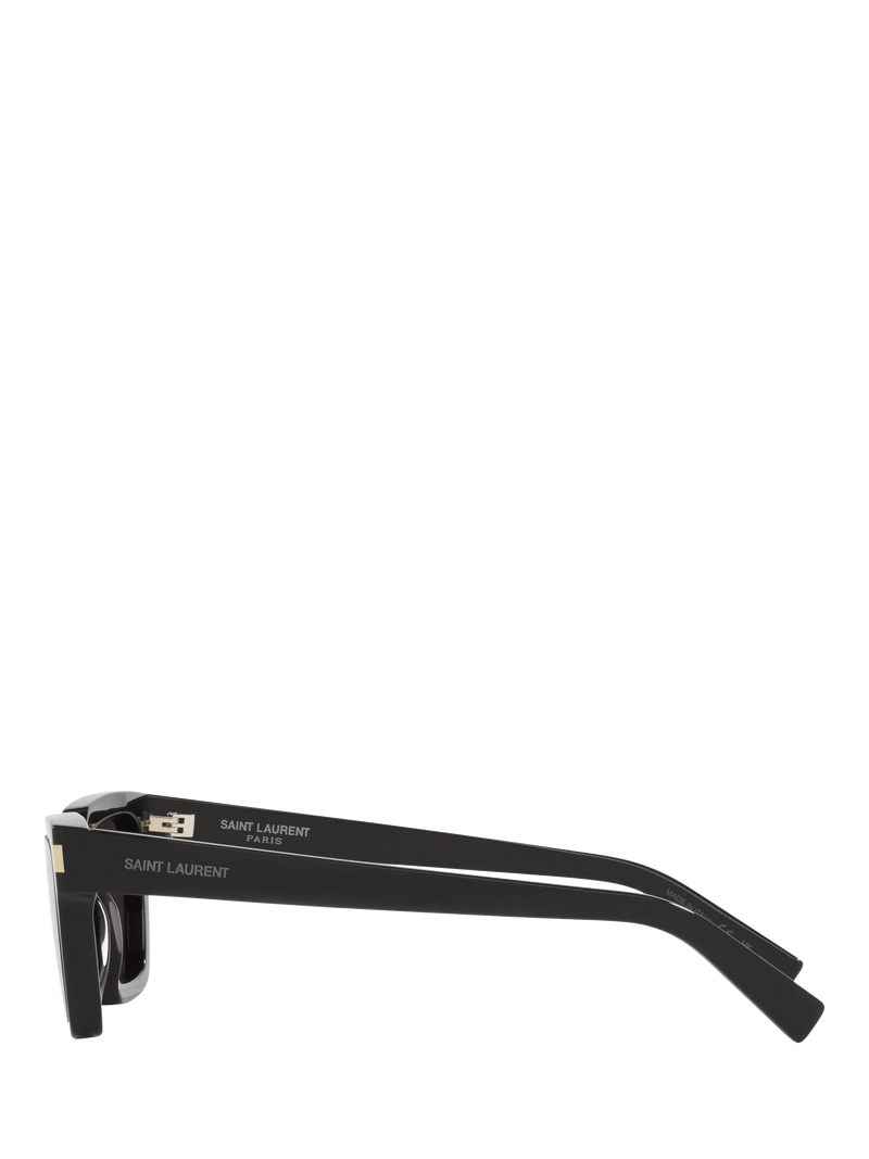 Yves Saint Laurent rectangular sunglasses black 57mm lens (British brand)