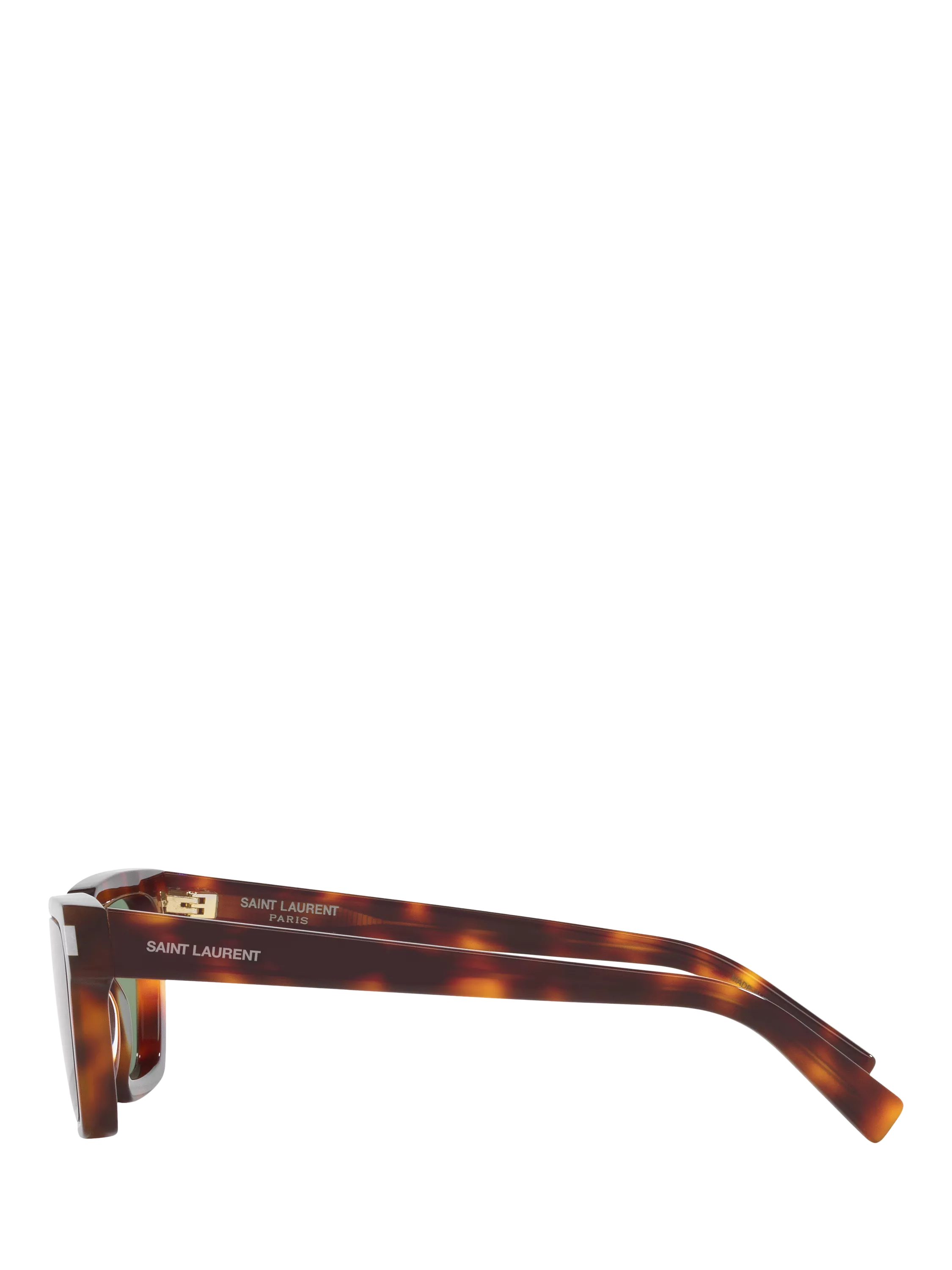 Yves Saint Laurent brown rectangular sunglasses (British brand)