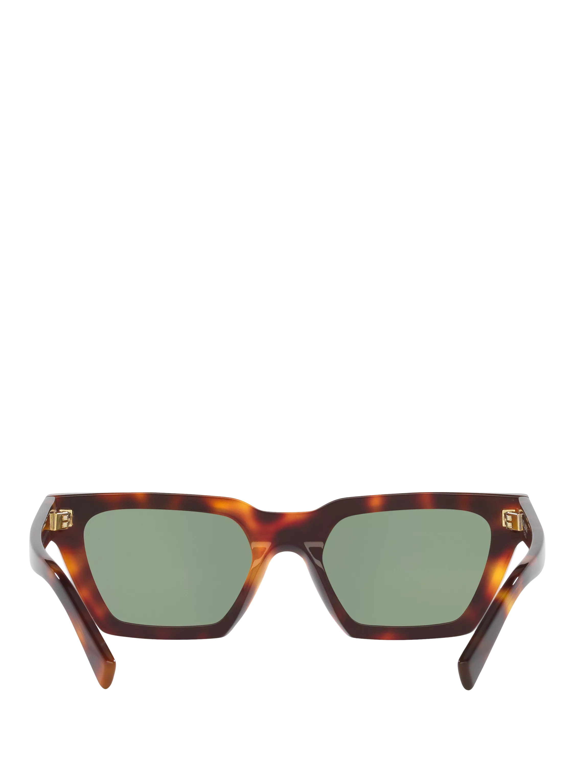 Yves Saint Laurent brown rectangular sunglasses (British brand)