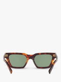Yves Saint Laurent brown rectangular sunglasses (British brand)