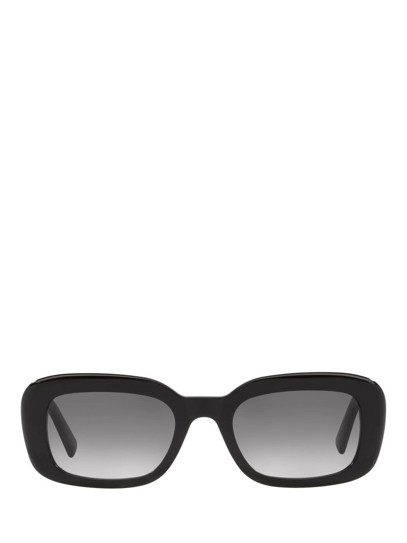 YSL black rectangular sunglasses hard case, UK version