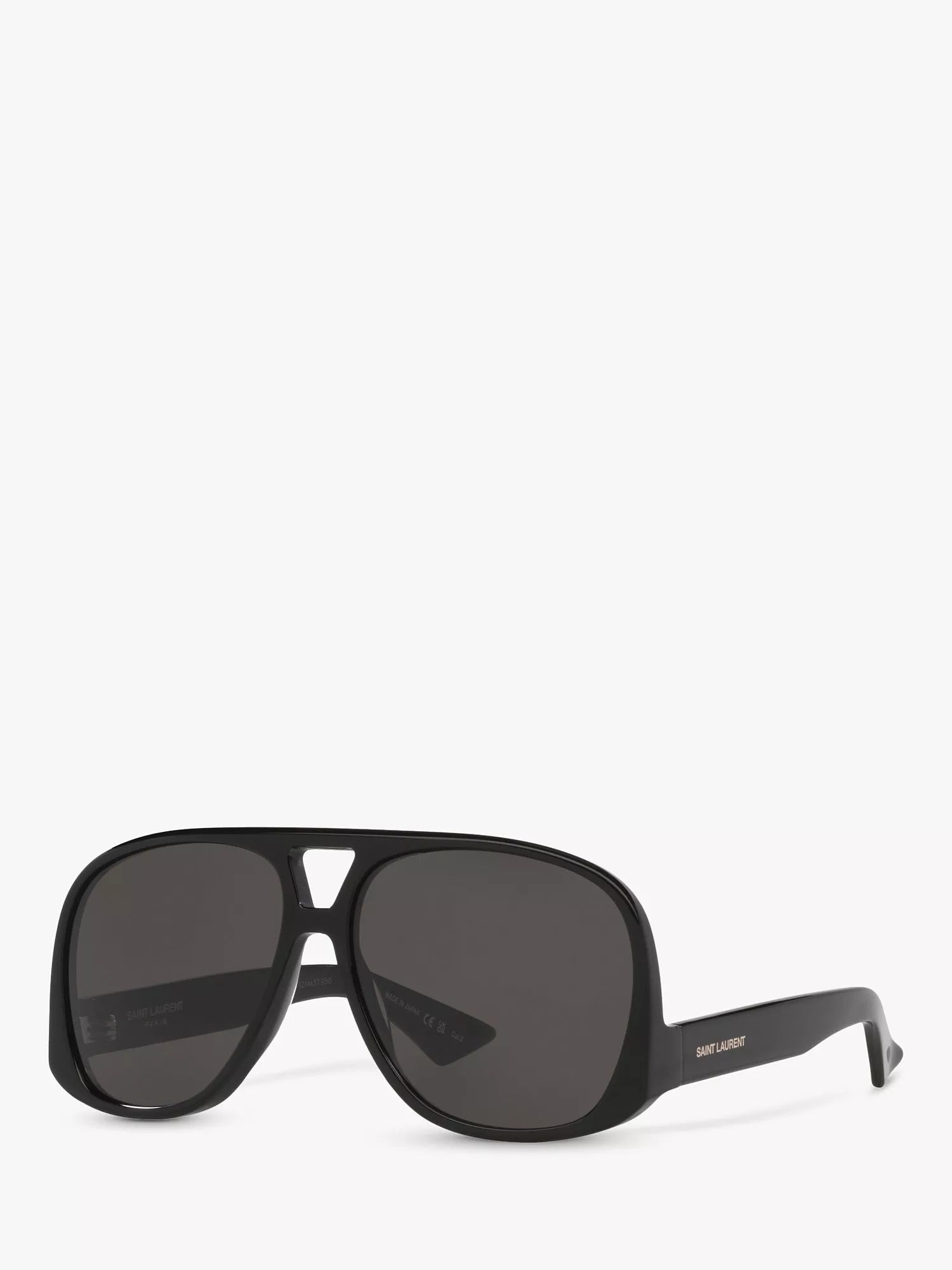 Yves Saint Laurent black aviator sunglasses, imported from the UK
